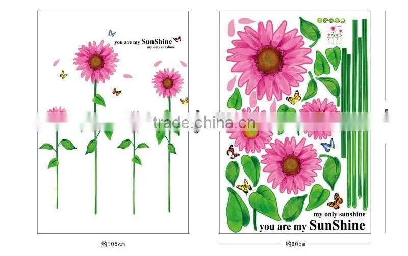 Love Flower Removable Vinyl Decal Wall Sticker Mural DIY Art Room Home Decor