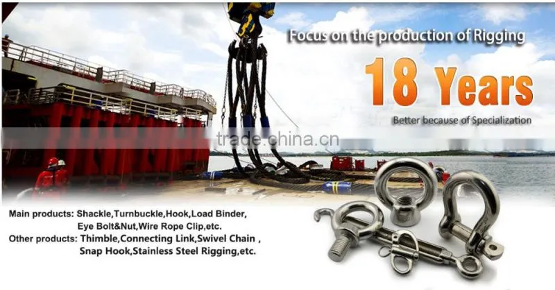 high polished stainless steel open end spring hook