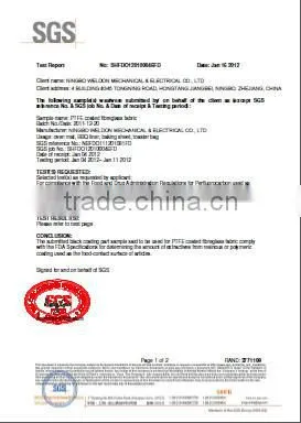 100% non-stick teflon coating heat resistant grill mat PFOA free