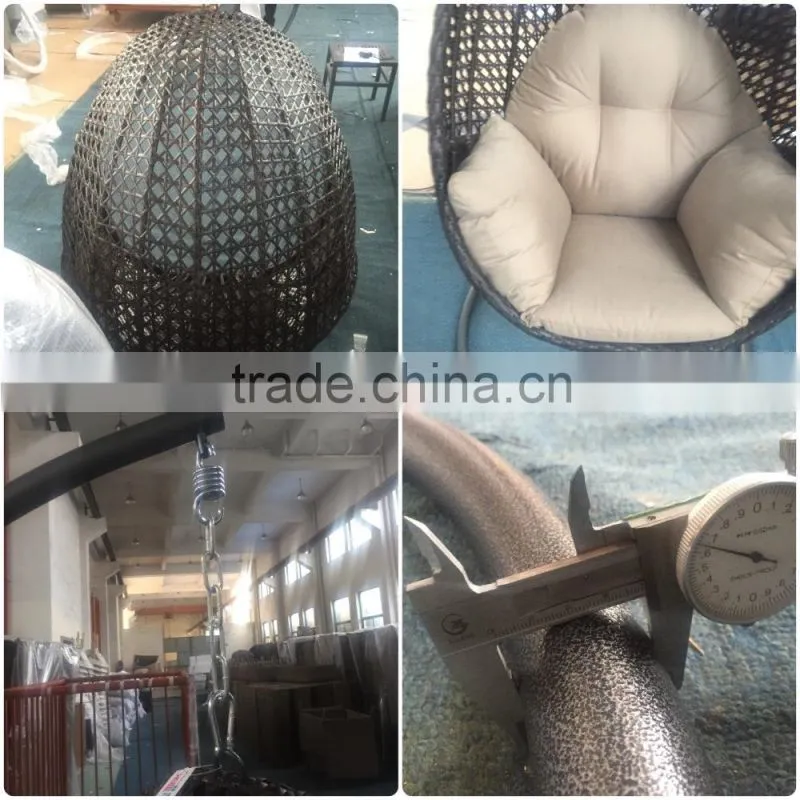 Pear shape bali rattan furniture egg hanging chairs for outdoor garden or patio time-FN4121