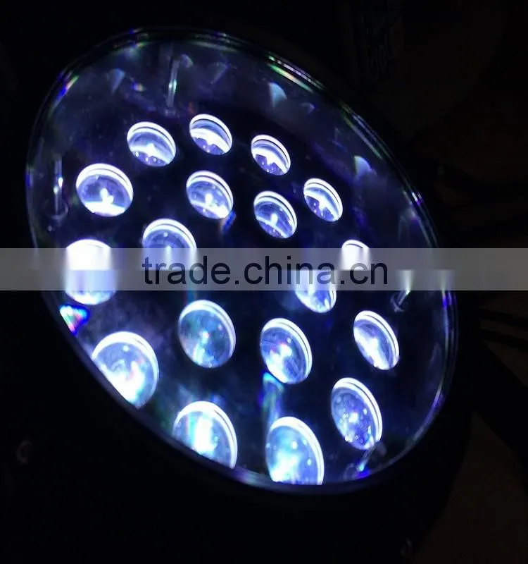18pcs 10w 4 in 1 RGBW IP65 outdoor LED Zoom par light Dmx-512 waterproof Lighting Projector Party Club Pub KTV Dj Stage Lighting