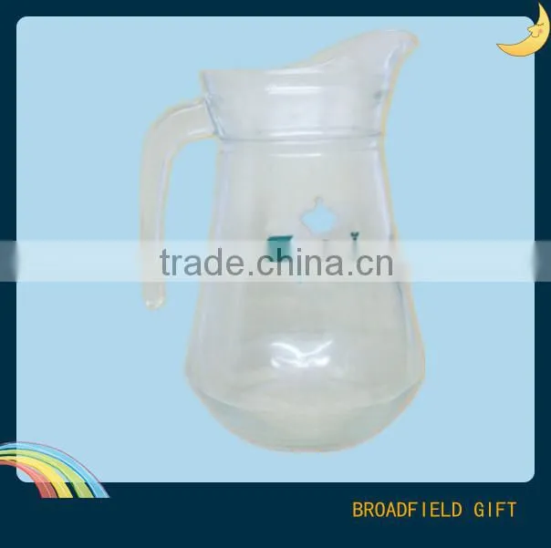 2014 Food Grade fashional plastic jug for Hotel, Bar and Household