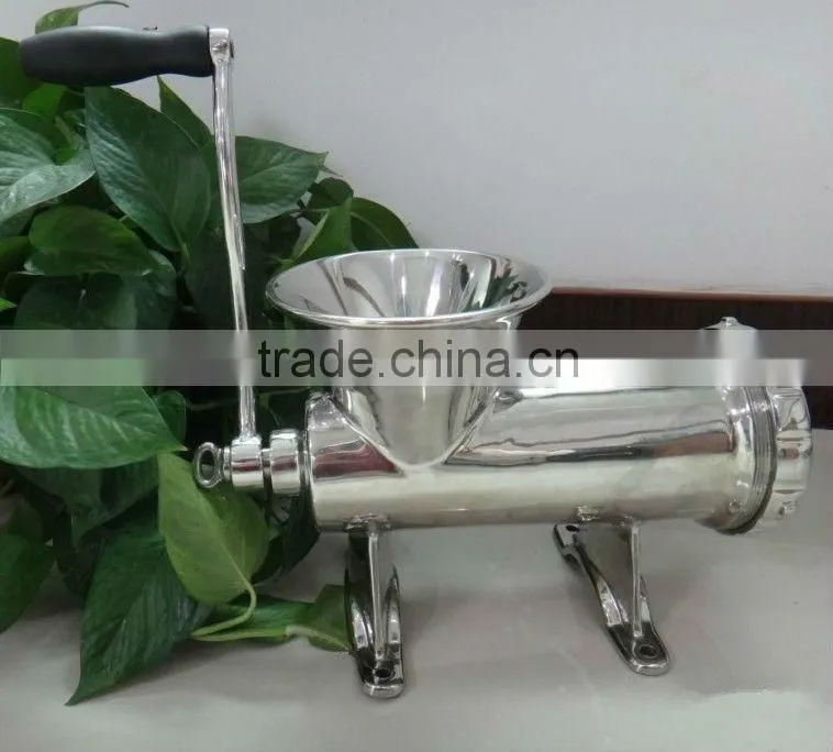 Hand opereated stainless steel meat grinder