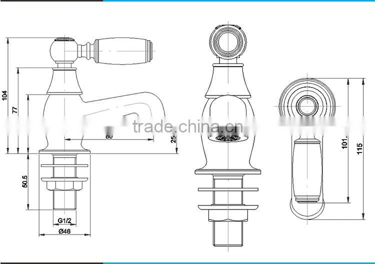 Top Sale Newest Brass Outdoor Basin Water Taps