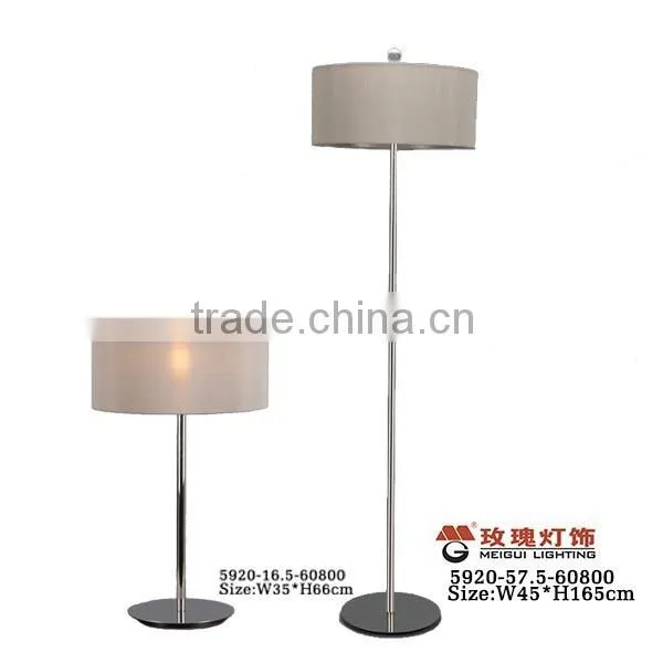 silver small reading desk lamp in steel