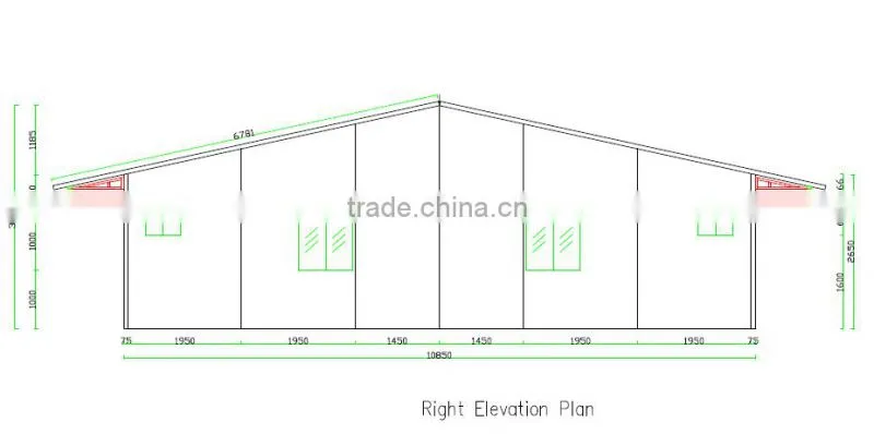 used prefab dormitory/two sloop labor home/single floor eps dormitory hotel