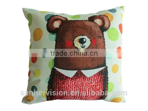 100% Polyester Cartoon Car Cushion Cover