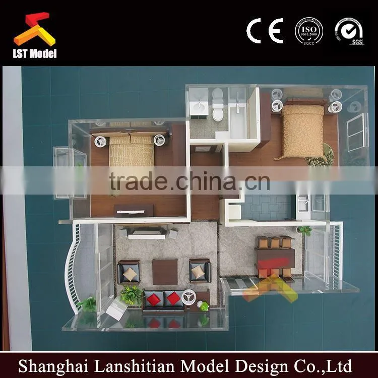 architectural scale model making,apartment internal layout model