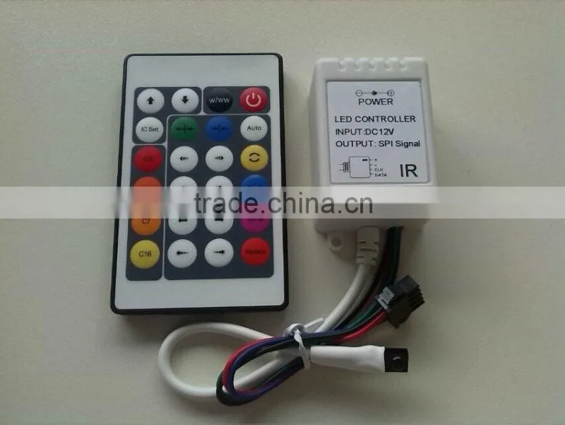 H802SE 8*1024 Pixels LED Controller with Remote and SD Cards led sd card dmx controller