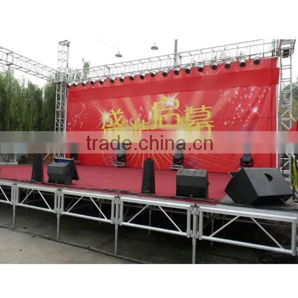 Fashion show aluminum catwalk stage with roof truss
