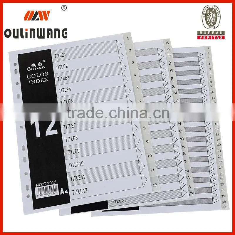 A4 file folder Index paper