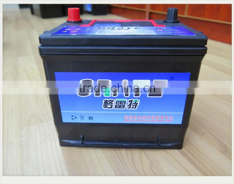 High quality 12V 55AH VRLA lead acid battery Automotive battery 12V battery sealed lead acid battery