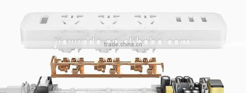 Original Xiaomi Powerstrip Outlet Socket 3 USB Standard Extension Socket Plug for Xiao mi patch board power strip