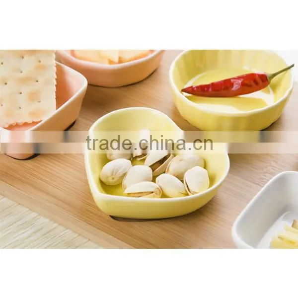 high quality ceramic cup set with bamboo tray