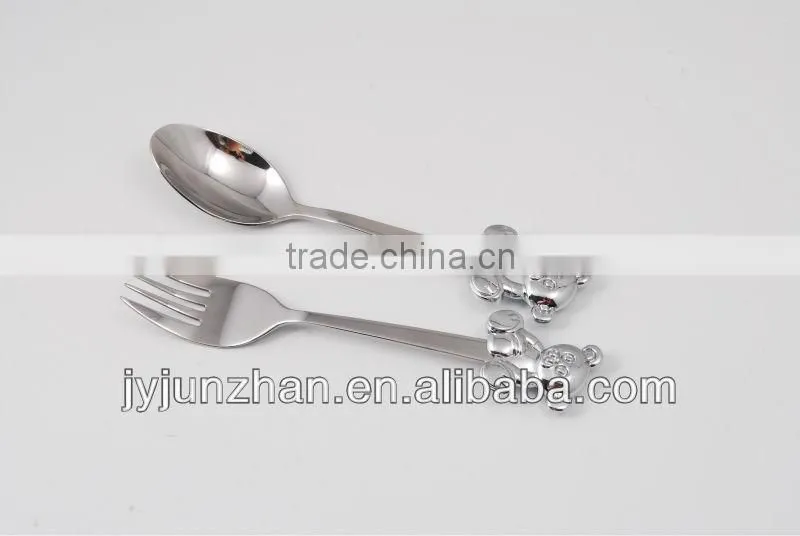 Stainless spoon and fork made in Junzhan Factory directly and low price