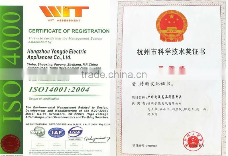 D28 high voltage ZOV zinc oxide varistor for surge arrester