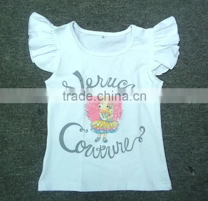 2015 breathable & comfortable printing cheap melon kids sleeveless t shirt