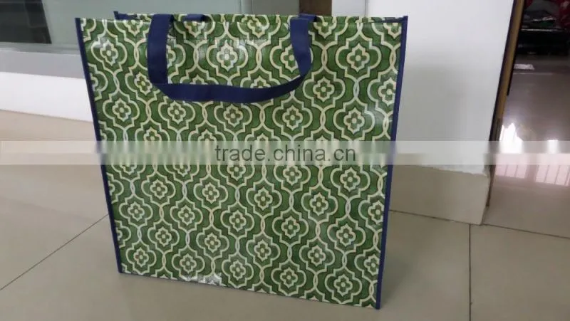 Vietnam PP Woven Bopp Laminated Reusable Promotion Groecry Bag