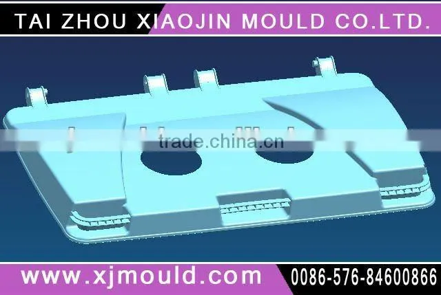 plastic injection garbage bin with pedal and lid moulding