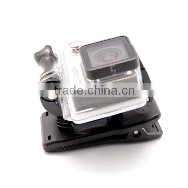 Quick Release Attach Backpack Rucksack Clip Clamp Mount With J Hook Buckle For GoPro Hero 4/3+/3/2