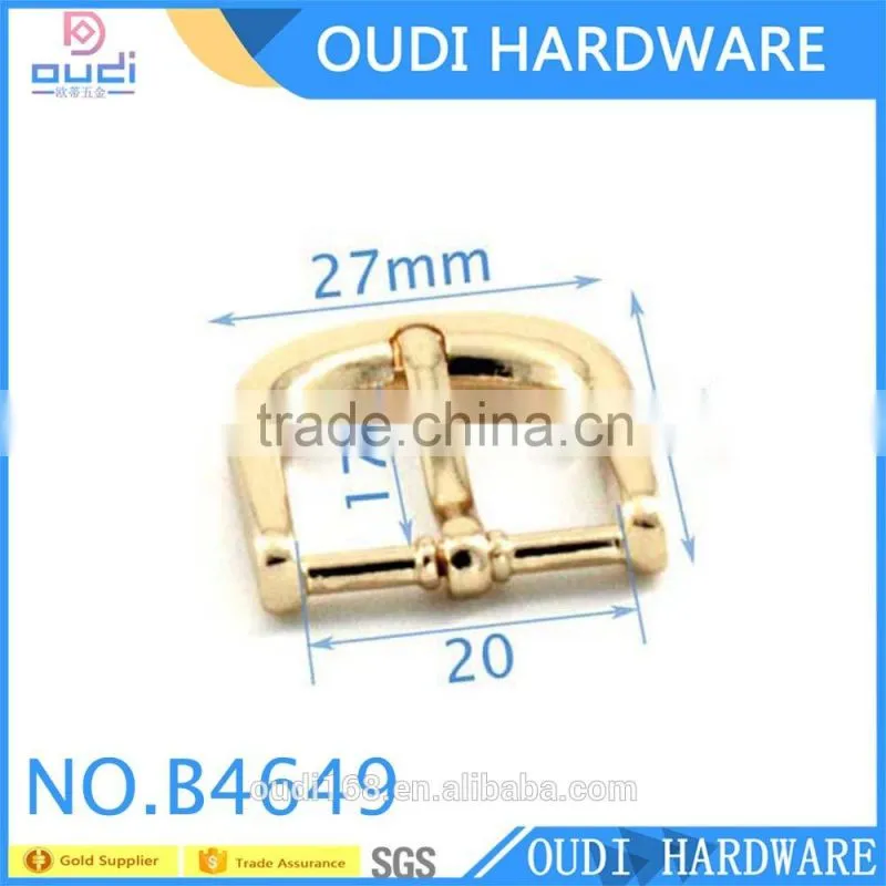 20mm solid metal single pin fashion accessories for lady belt buckle