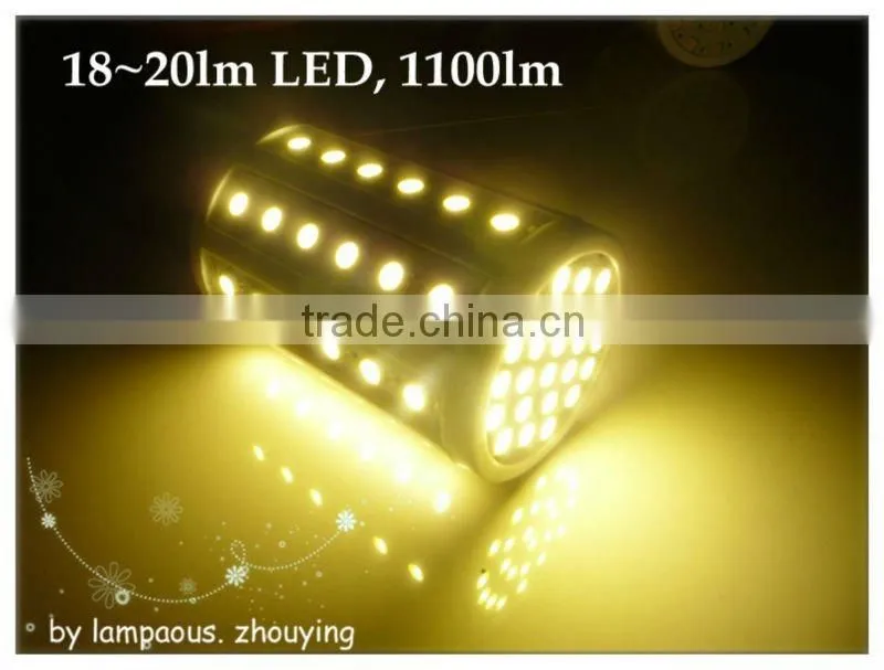 E27 E40 High power 72 smd led corn light
