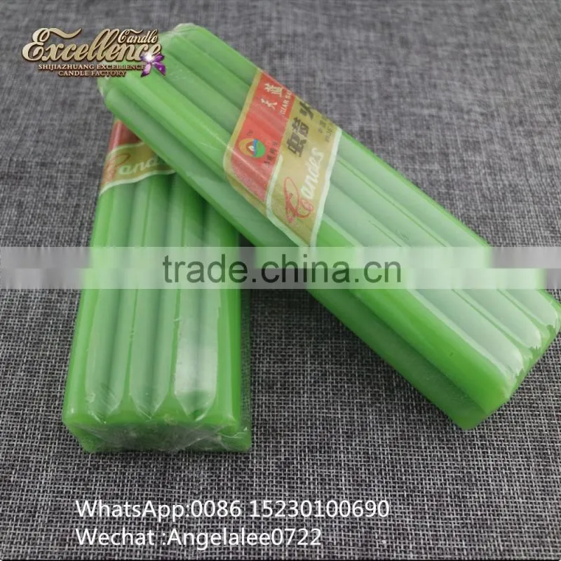 2016 hot sale competitive stick colorful candle bougies in bulk