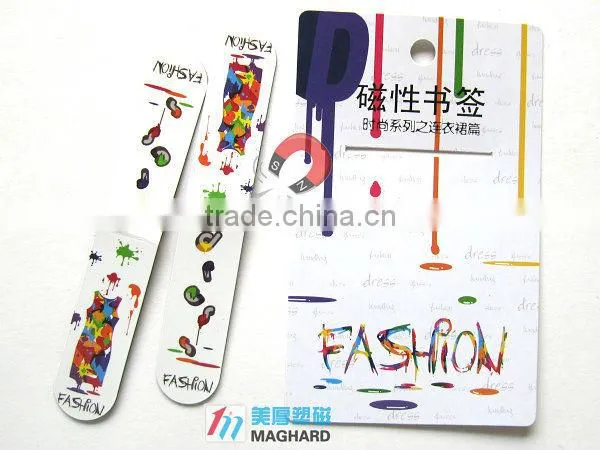 wholesale customized cartoon magnetic bookmarks sets for promotional gift