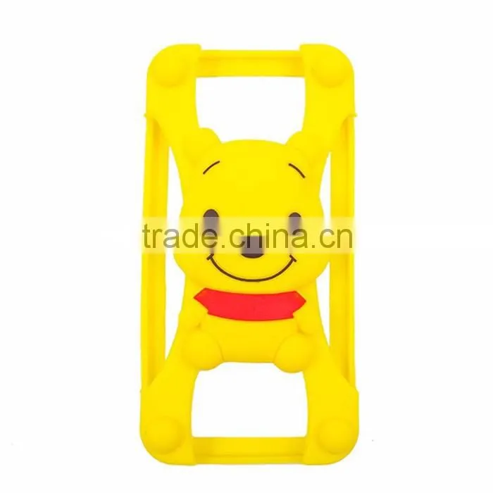 cartoon silicone phone case/cheap price phone case