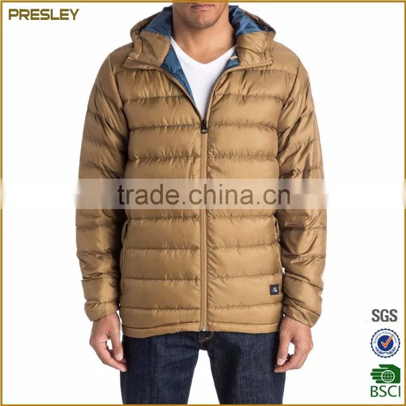 Presley oem hot sale high quality winter 100%polyester men's cotton coat
