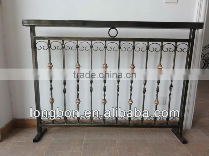 2015 Top-selling wrought iron balcony protection fencing