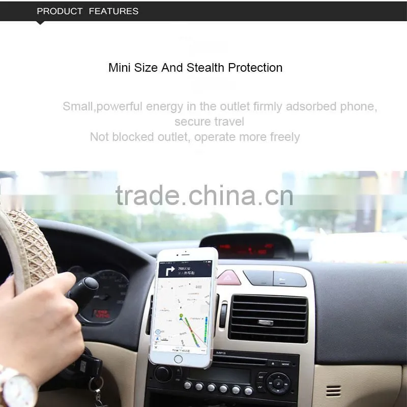 universal portable china wholesale strong reliable magnet car vent mobile phone holder compatible with all phones
