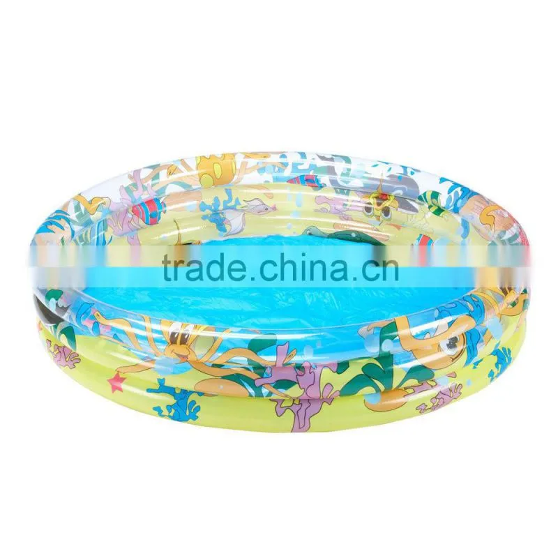 Paddling Pool Swimming Garden Inflatable Kids Outdoor Best way Ocean Life 48"