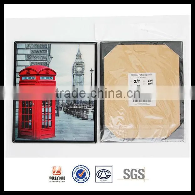 3D lenticular animal table mats of animal design Cheap plastic table mat