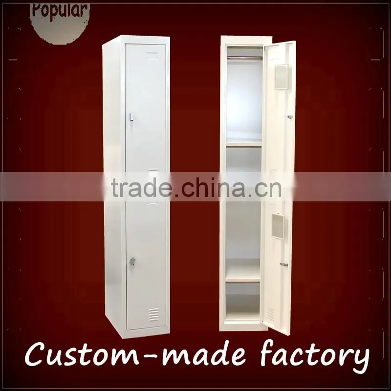 Cheap metal cabinet with 2 doors / steel locker factory worker store locker cabinet