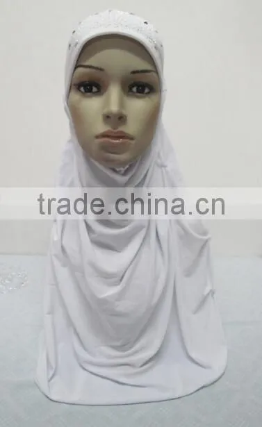 H293 latest muslim hijab with buttons,muslim scarf
