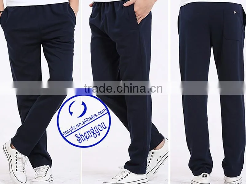high quality cotton blank pants, casual blank pants, blank jogger pant