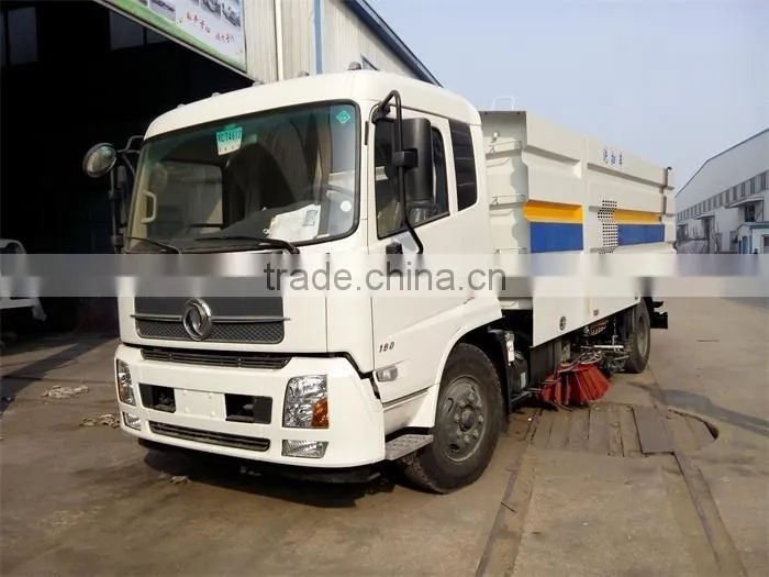 2016 NEW dongfeng tianjin road cleaning sweeper truck for sale