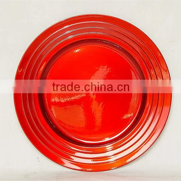 Plastic Decorative Wholesale Charger Plates