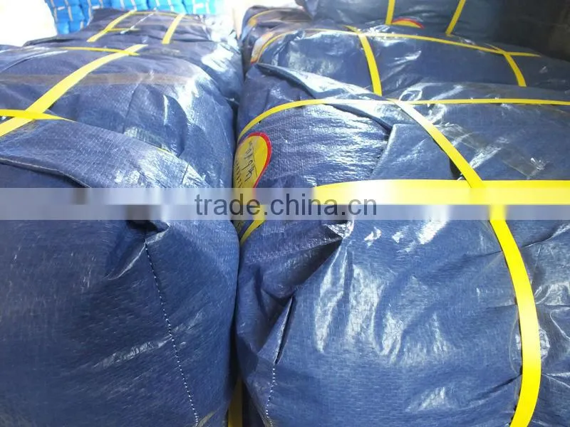 Korea PP Tarpaulin Blue/Silver Plastic Laminating Tarps Sheets Tarpaulin Truck Cover