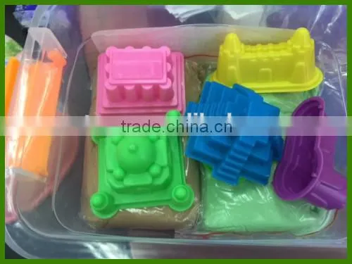 Factory Wholesale Colorful DIY Sand Sets Kids Create Moving Sand With Mould