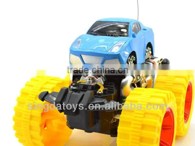 Hot sell 4 Channel with light and music rc big foot car