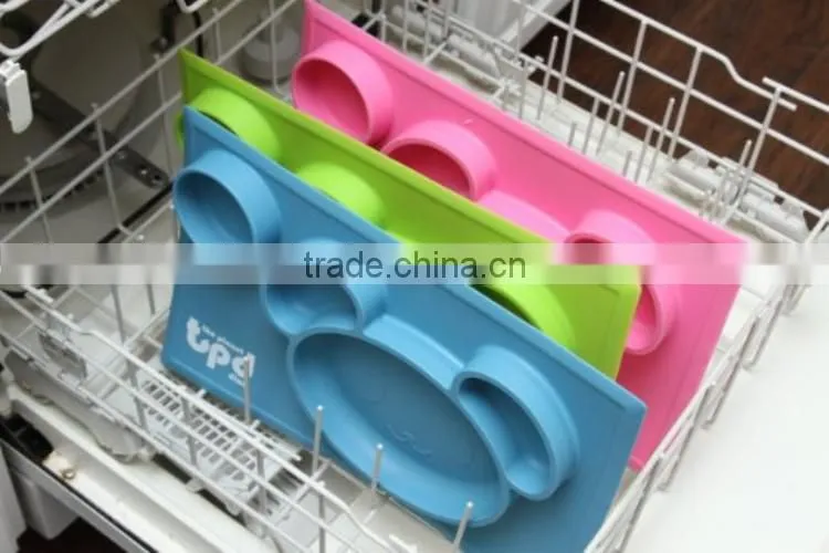 BPA Free Wholesale Non-slip Silicone Baby Hot Food Table Mat