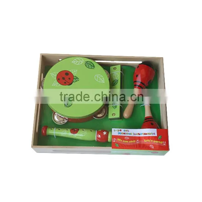 Wood music instruments toy for kid,child favourite wood musical toy sets