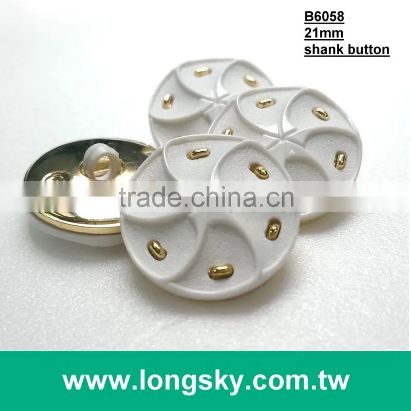 (#B6055/21mm) two parts combined fancy plastic buttons for garment clothing
