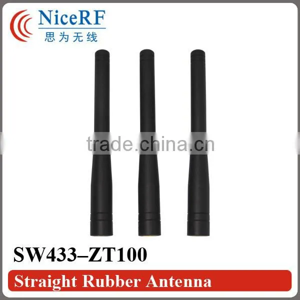 2015 Straight Rubber Antenna SW433-ZT100 3.0dBi High Gain 433MHz Antenna