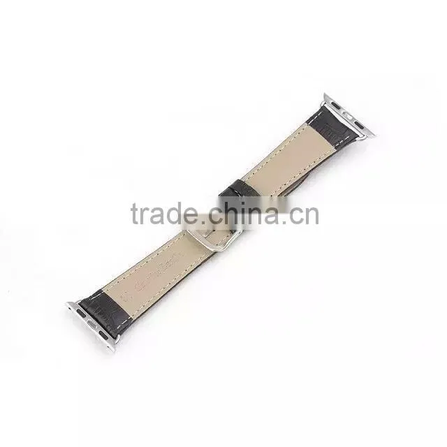 Double leather watch band for iphone watch