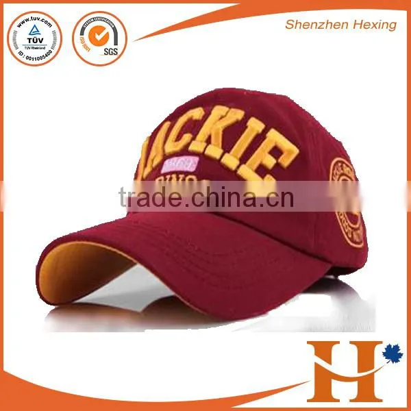 Custom embroidery brand Men's classic golf caps and hats with 100% cotton