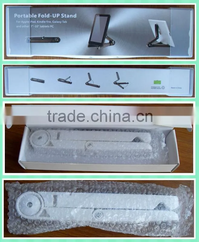 Universal plastic tablet stand