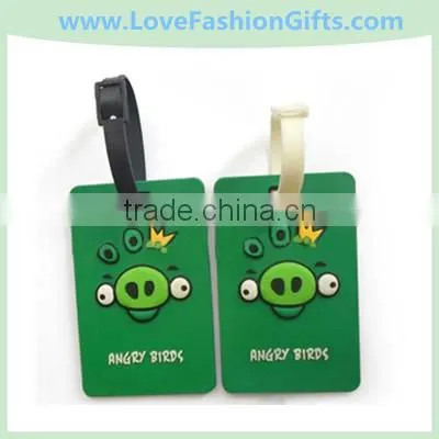 Round Football Travel Tag
